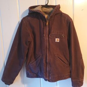 Women's Small Sherpa Lined Carhartt Jacket